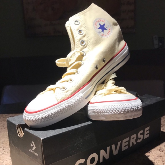 ivory converse high tops